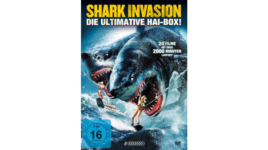 Shark Invasion - Die ultimative Hai-Box!  [8 DVDs]
