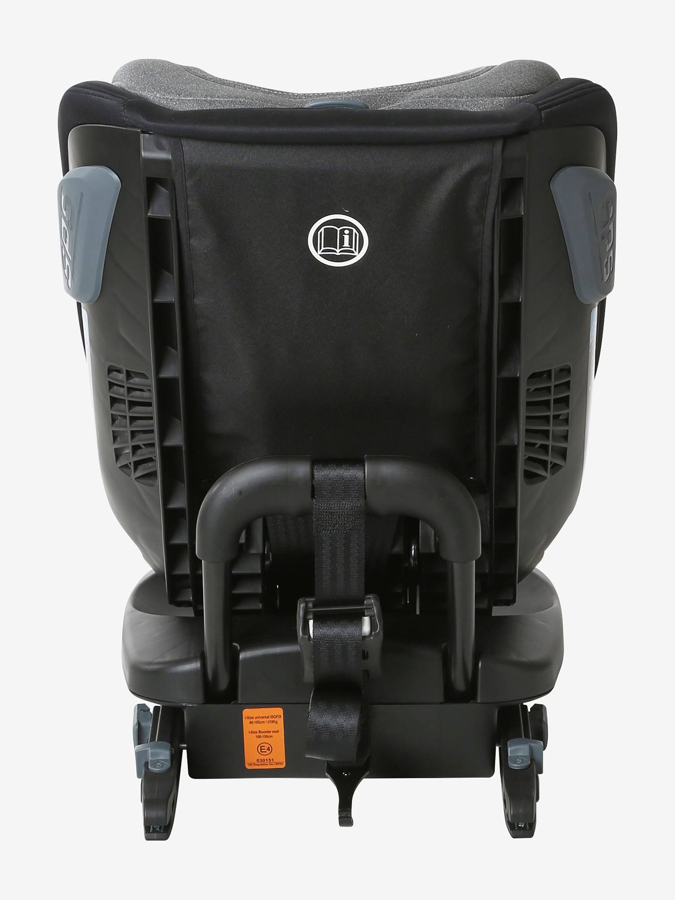 Vertbaudet Drehbarer i-Size-Kindersitz ROLL&SIT, 40-150 cm bzw. Gr. 1/2/3 - pack schwarz