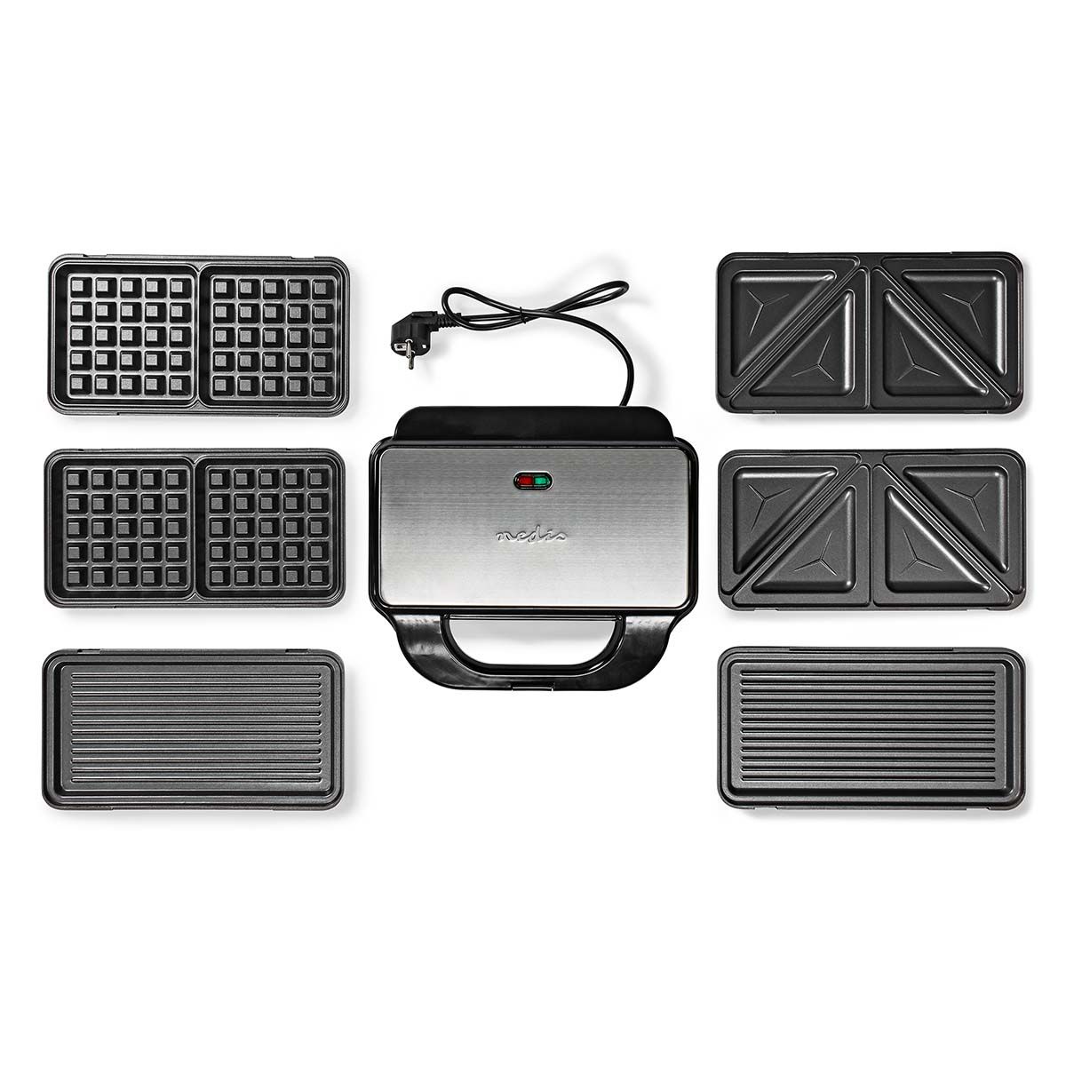 Nedis KAMG120FBK Multi-Grill