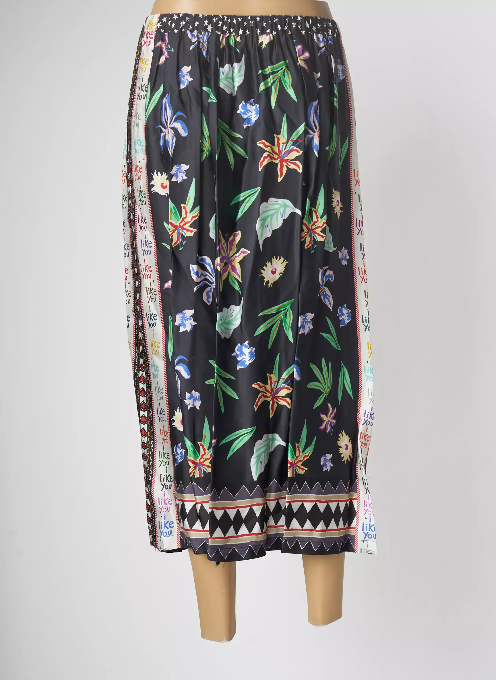 Me369 Jupes Longues Femme couleur noir