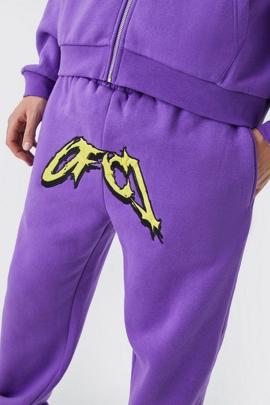 Lockere Ofcl Satin-Jogginghose