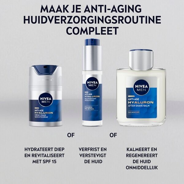NIVEA Men Hyaluron krém na tvár proti starnutiu 50 ml