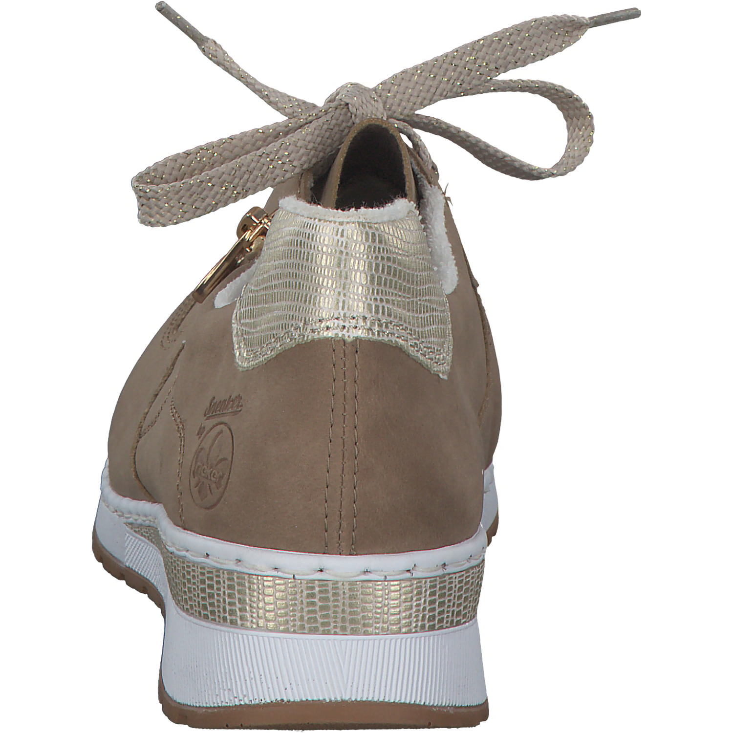 Rieker 54420, Schnürschuhe, Damen, shell/lightgold