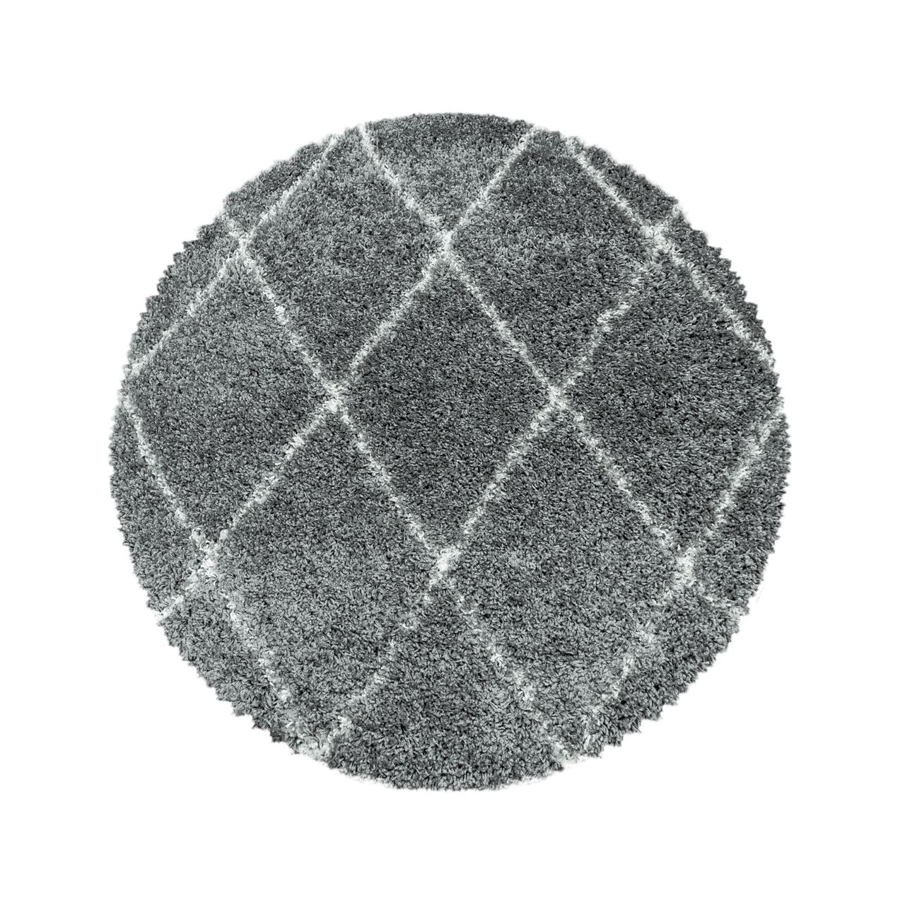 Ayyildiz Teppich, ALVOR 3401, GREY, 120 x 120 cm