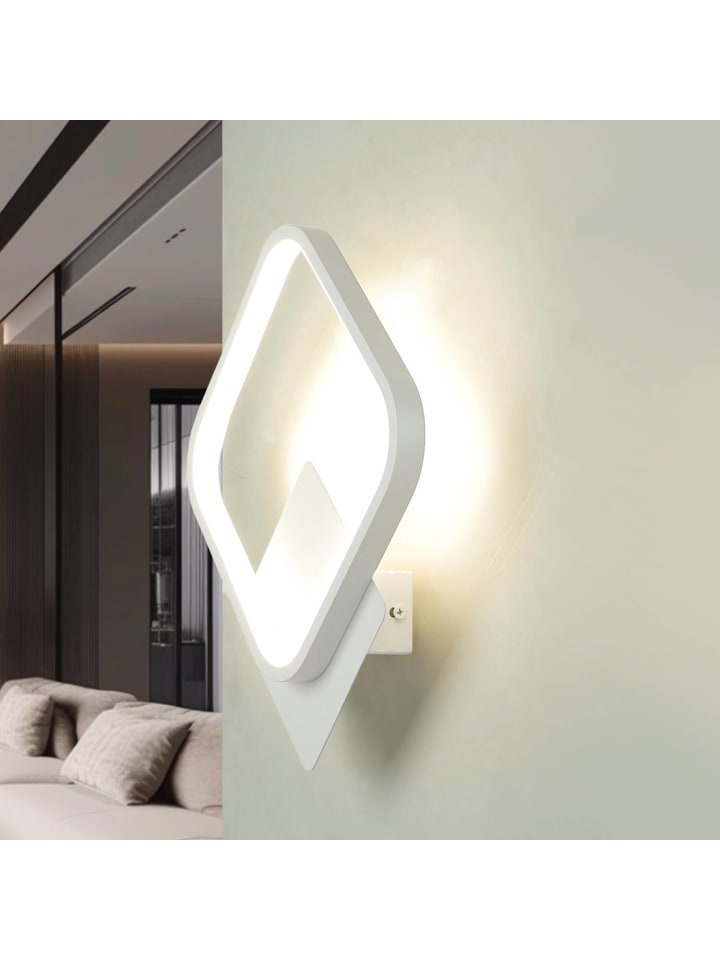 Licht-Erlebnisse Wandlampe EEK F in Weiß günstig kaufen onesize