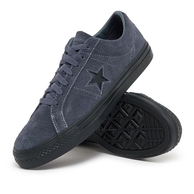 Converse Cons One Star Pro Shaggy Suede dark moth/dark moth/black