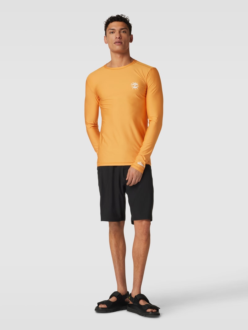 Badeshirt mit Motiv-Print Modell 'CAMORRO' in apricot
