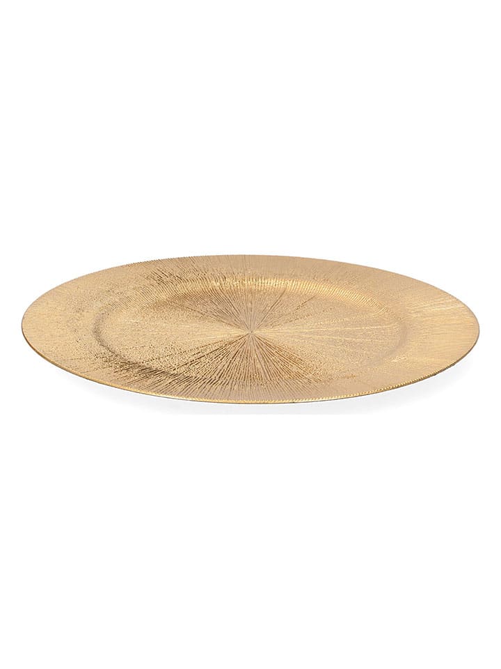 Homla Dekoteller ''Raggi'' in Gold - Ø 33 cm günstig kaufen onesize