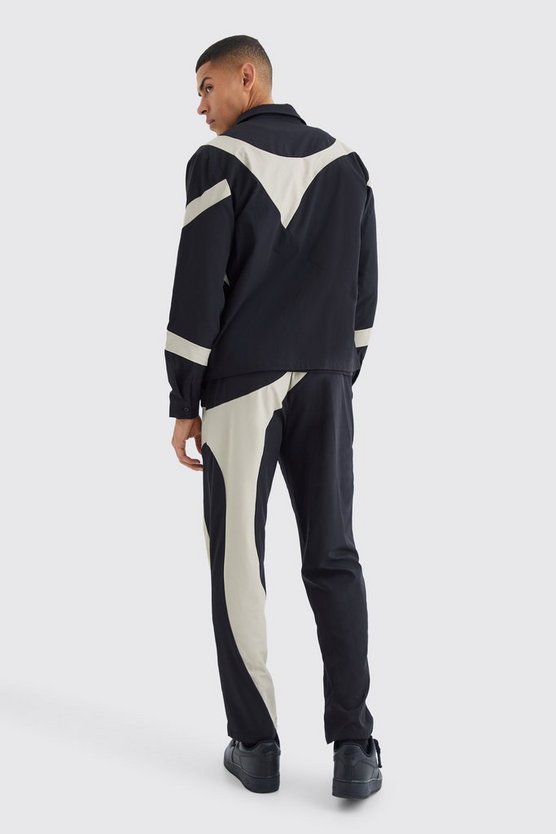 Gerade Hose mit elastischem Bund