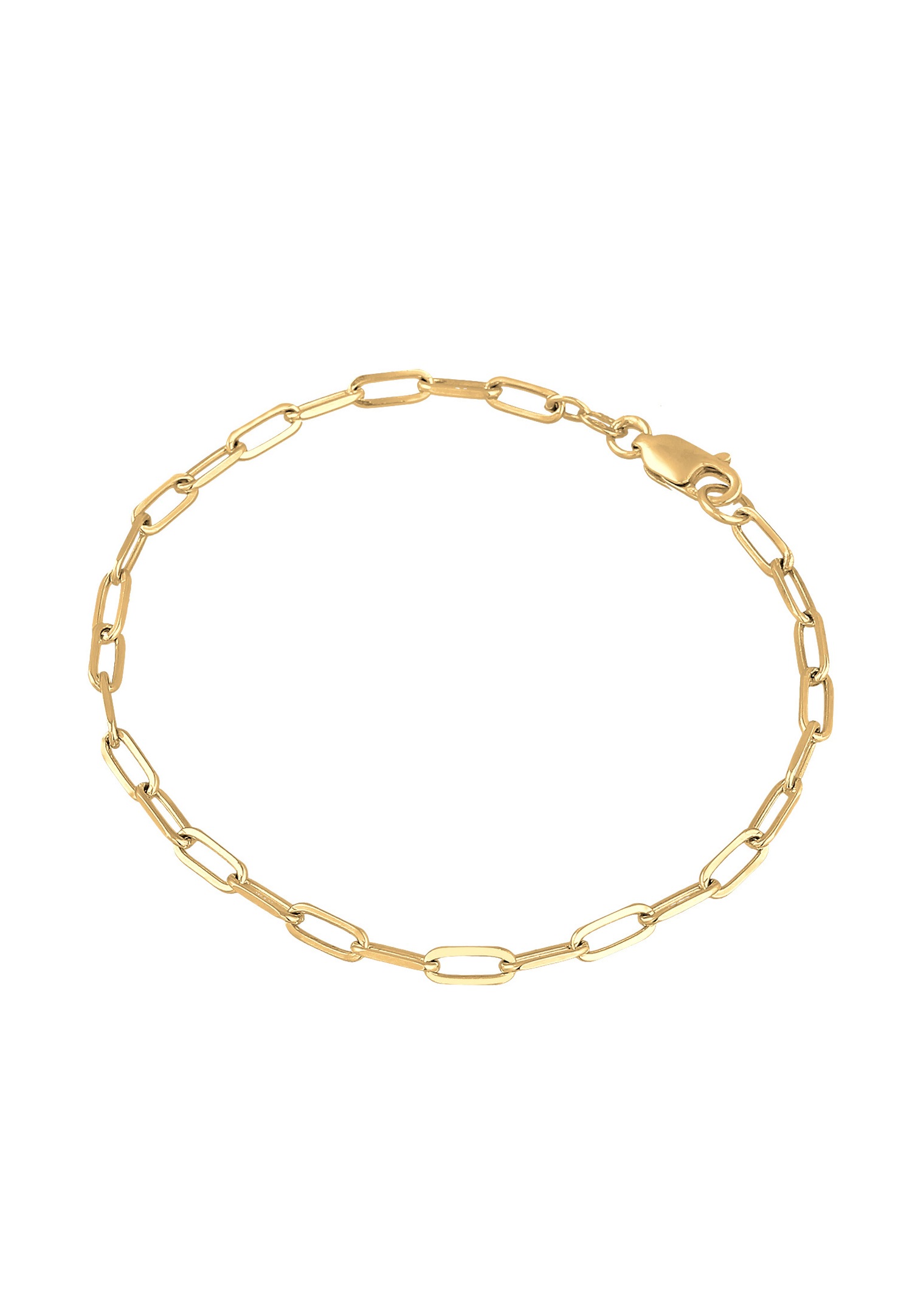 Cadena básica de eslabones ovalados para mujer de Elli, modelo Trend Blogger, en plata de ley 925.