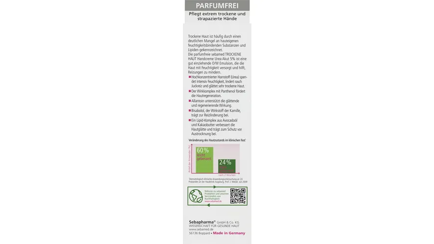 Sebamed Trockene Haut parfumfrei Handcreme Urea 5% 75 ml