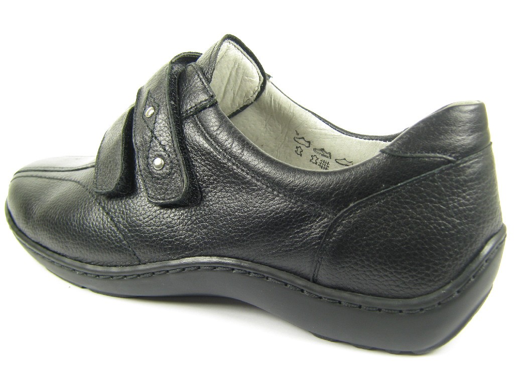 WALDLÄUFER Freizeit Schnürer schwarz 496301