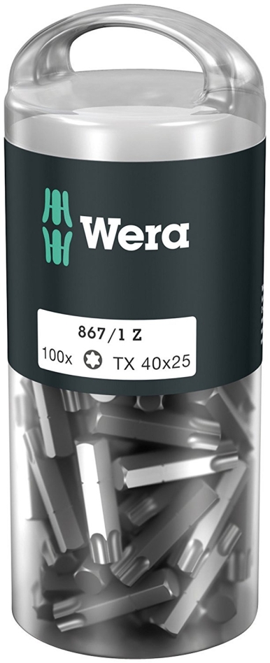 Wera 05072452001 867/1 Torx bits DIY 40x25, 100-stuks