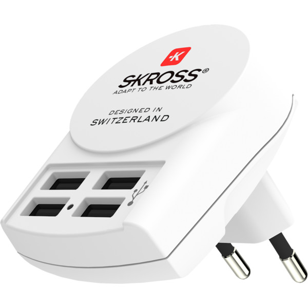 EURO USB CHARGER 4XA - Reisestecker