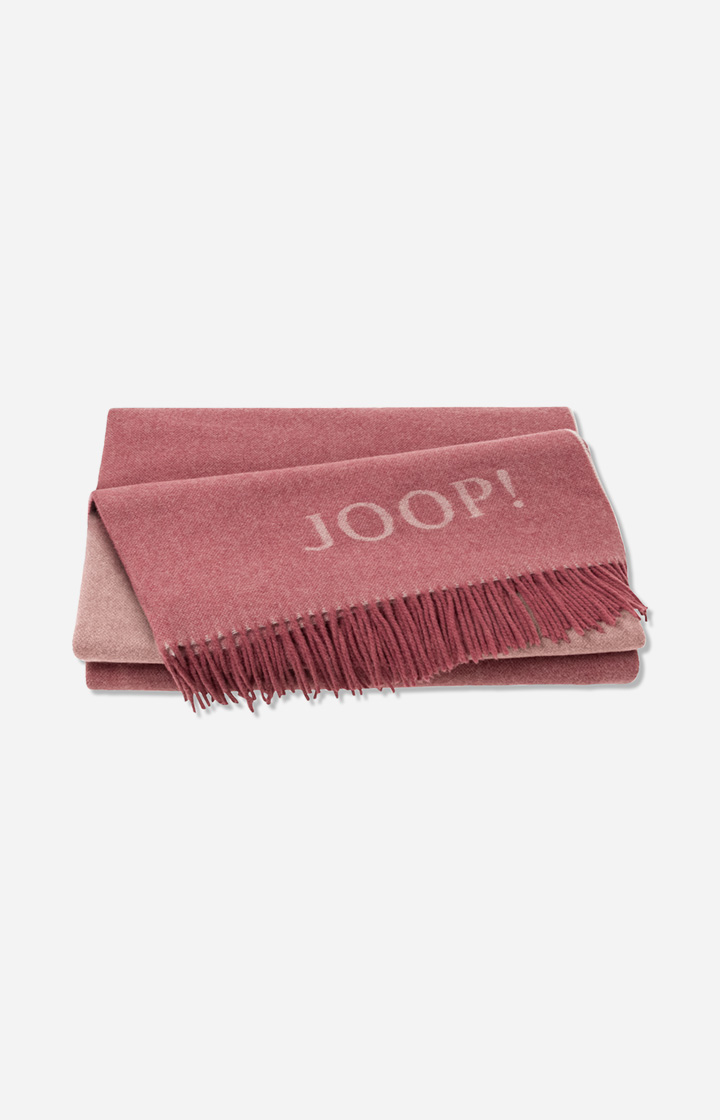 Plaid JOOP! FINE-DOUBLEFACE in Rouge-Nude