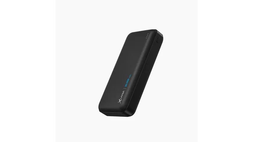XLayer Powerbank Solid 20.000 mAh Black