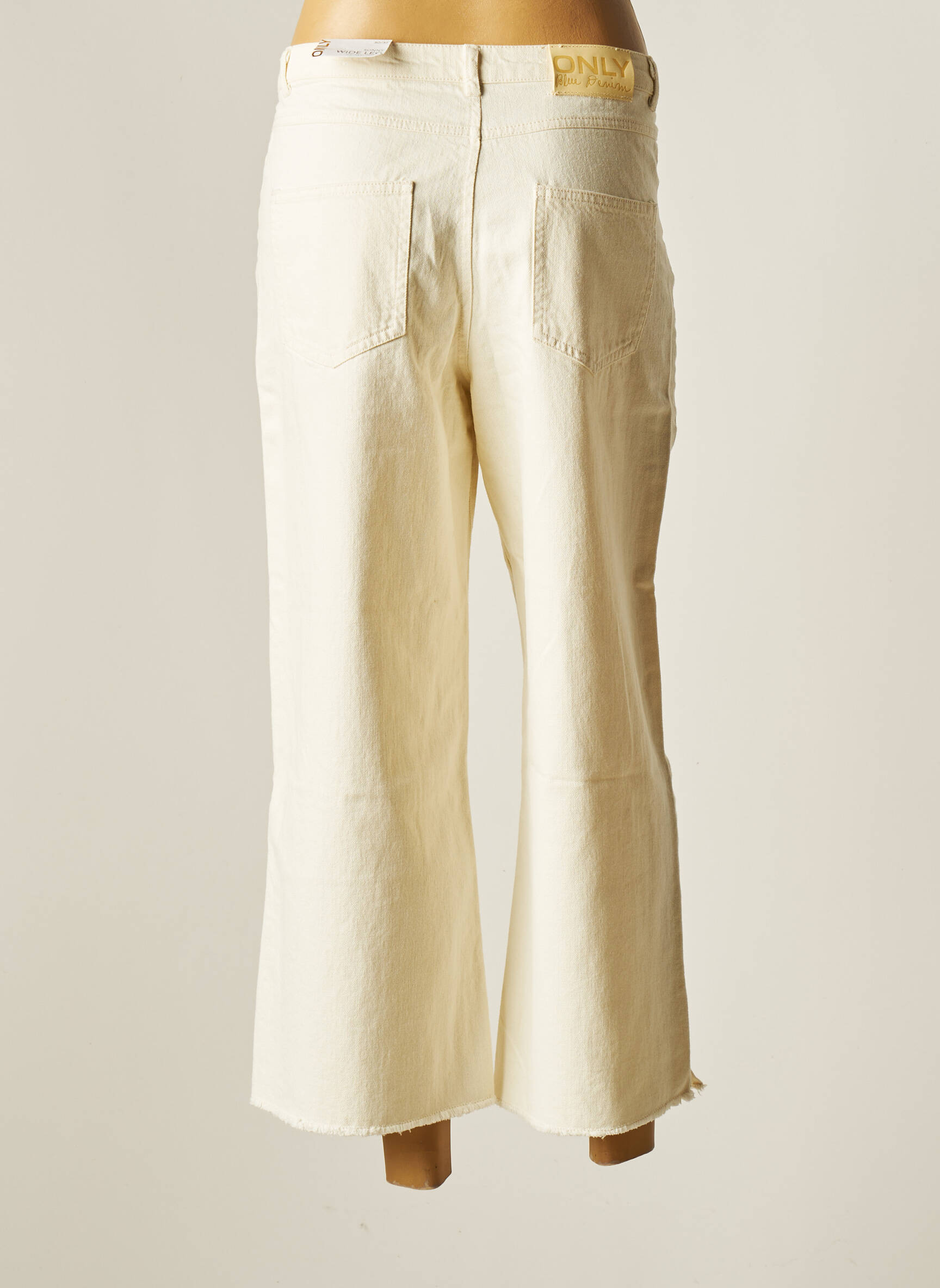 Only Jeans Coupe Droite Femme couleur beige