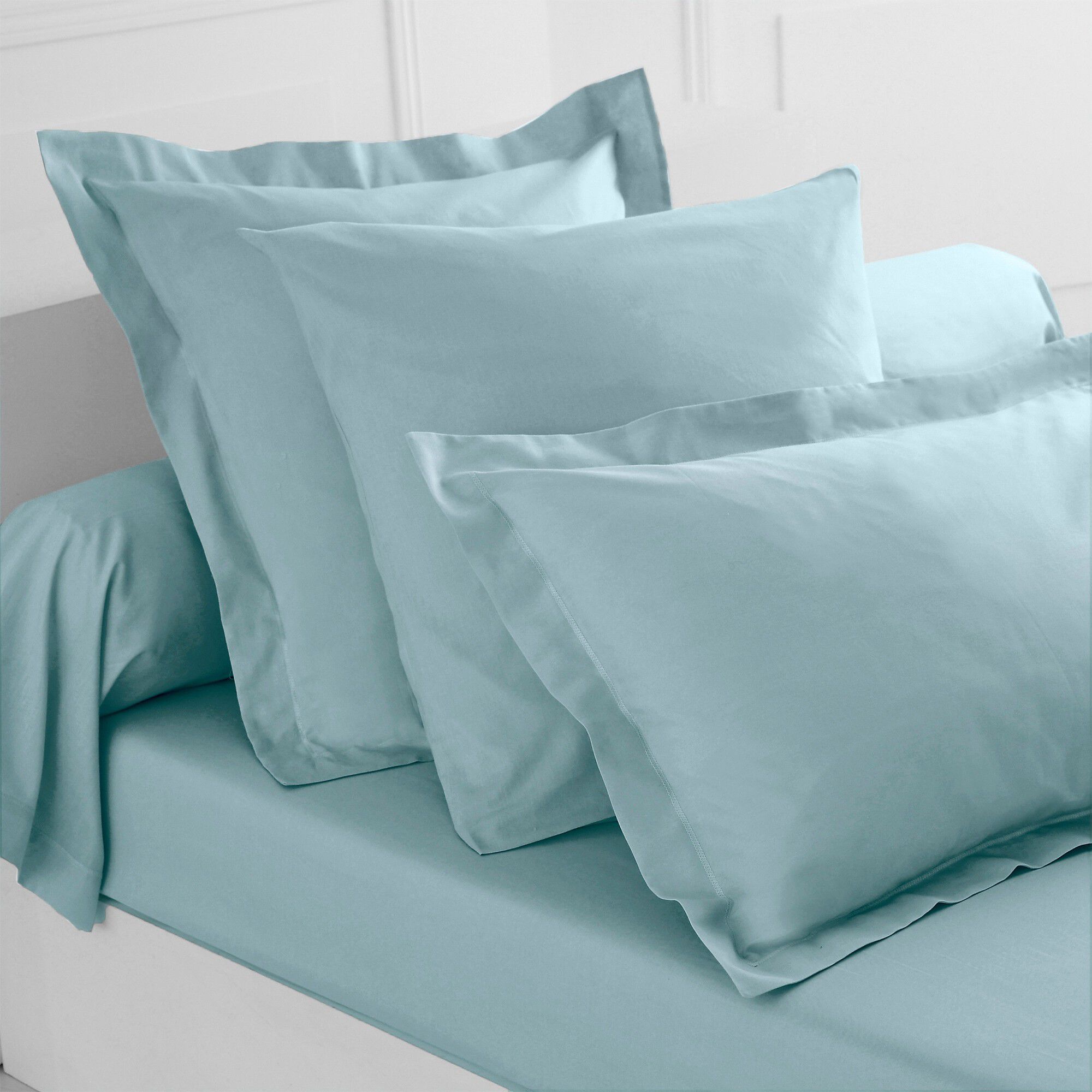 Linge de lit uni coton