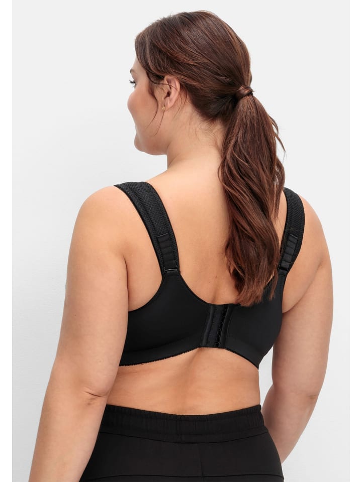 sheego Sport-BH in schwarz günstig kaufen
