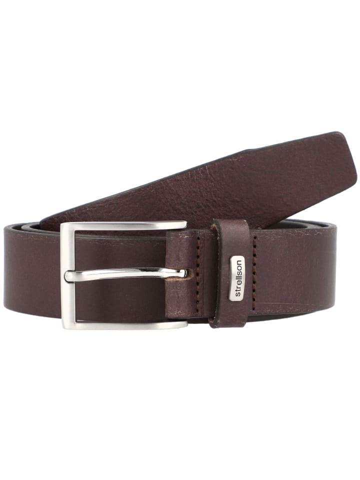 Strellson Gürtel Leder in dark brown günstig kaufen