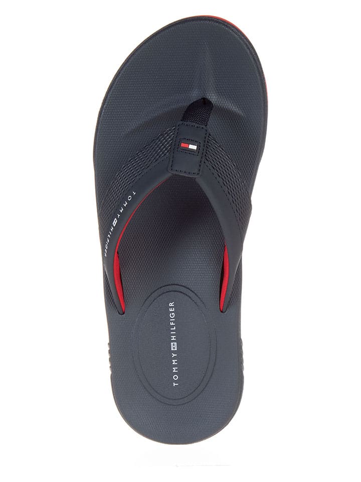 Tommy Hilfiger Shoes Zehentrenner in Dunkelblau günstig kaufen
