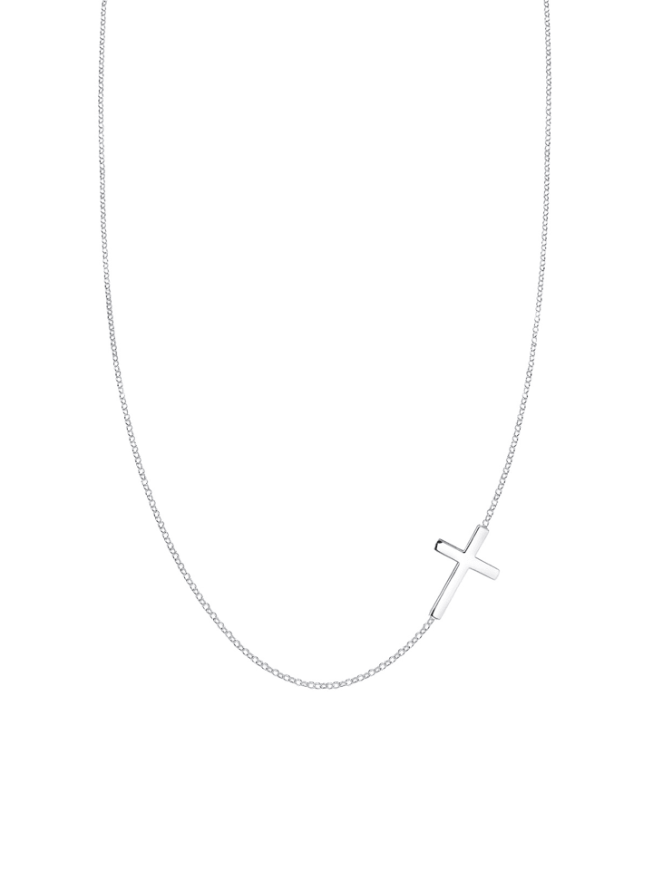 Elli Halskette 925 Sterling Silber Kreuz in Silber günstig kaufen
