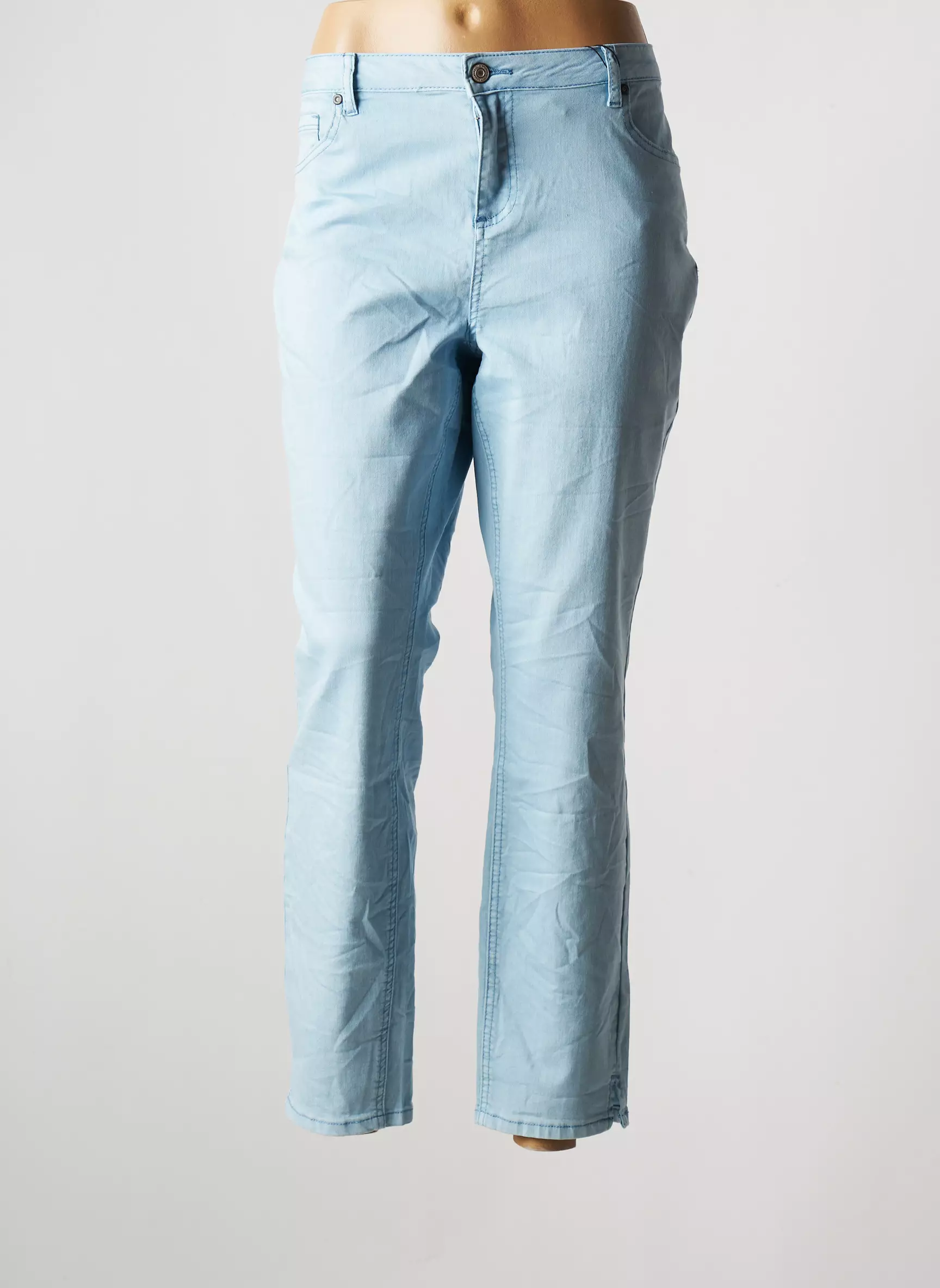 Broadway Jeans Coupe Slim Femme couleur bleu