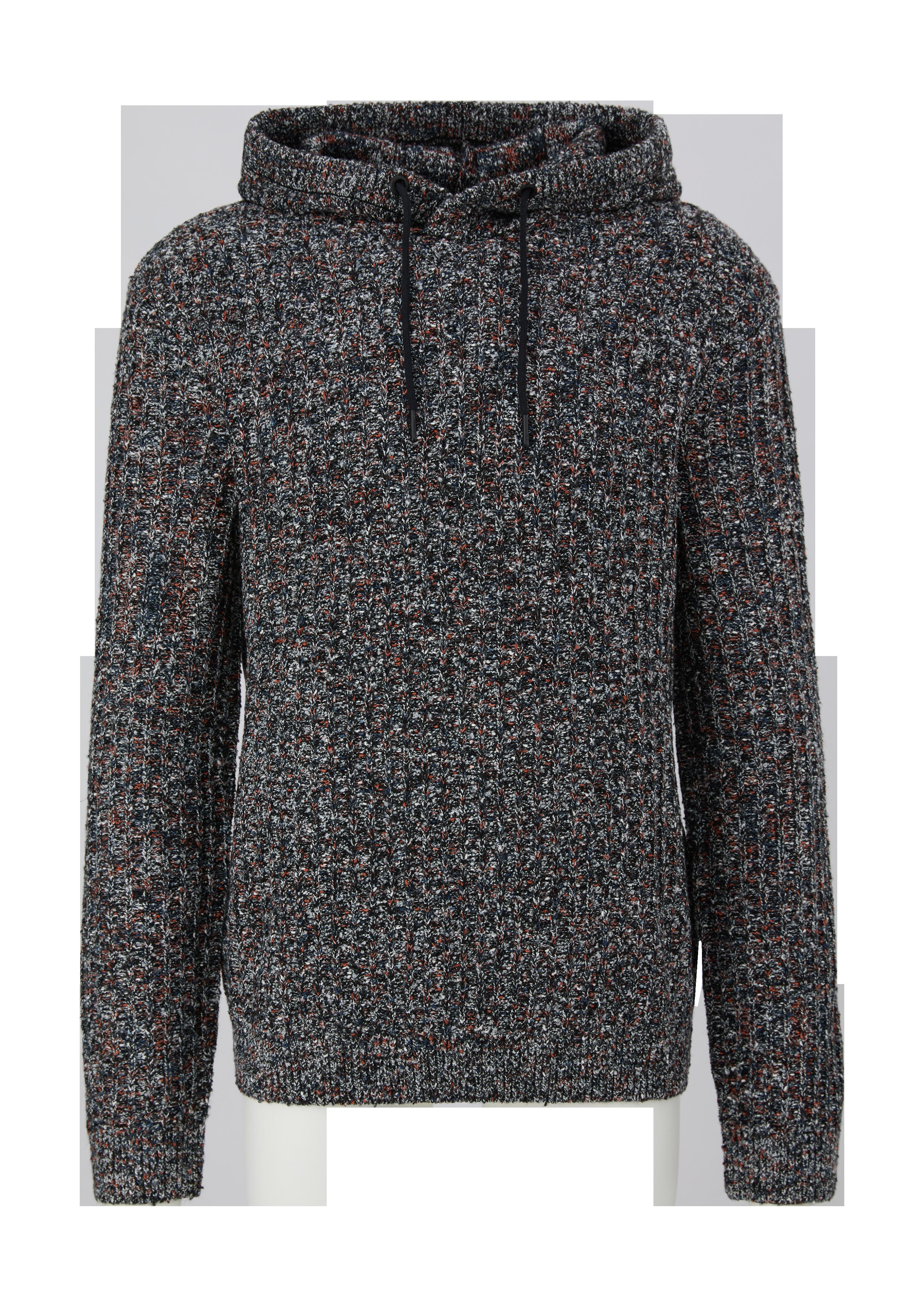 Strick-Hoodie in melierter Optik  2122875-99W0