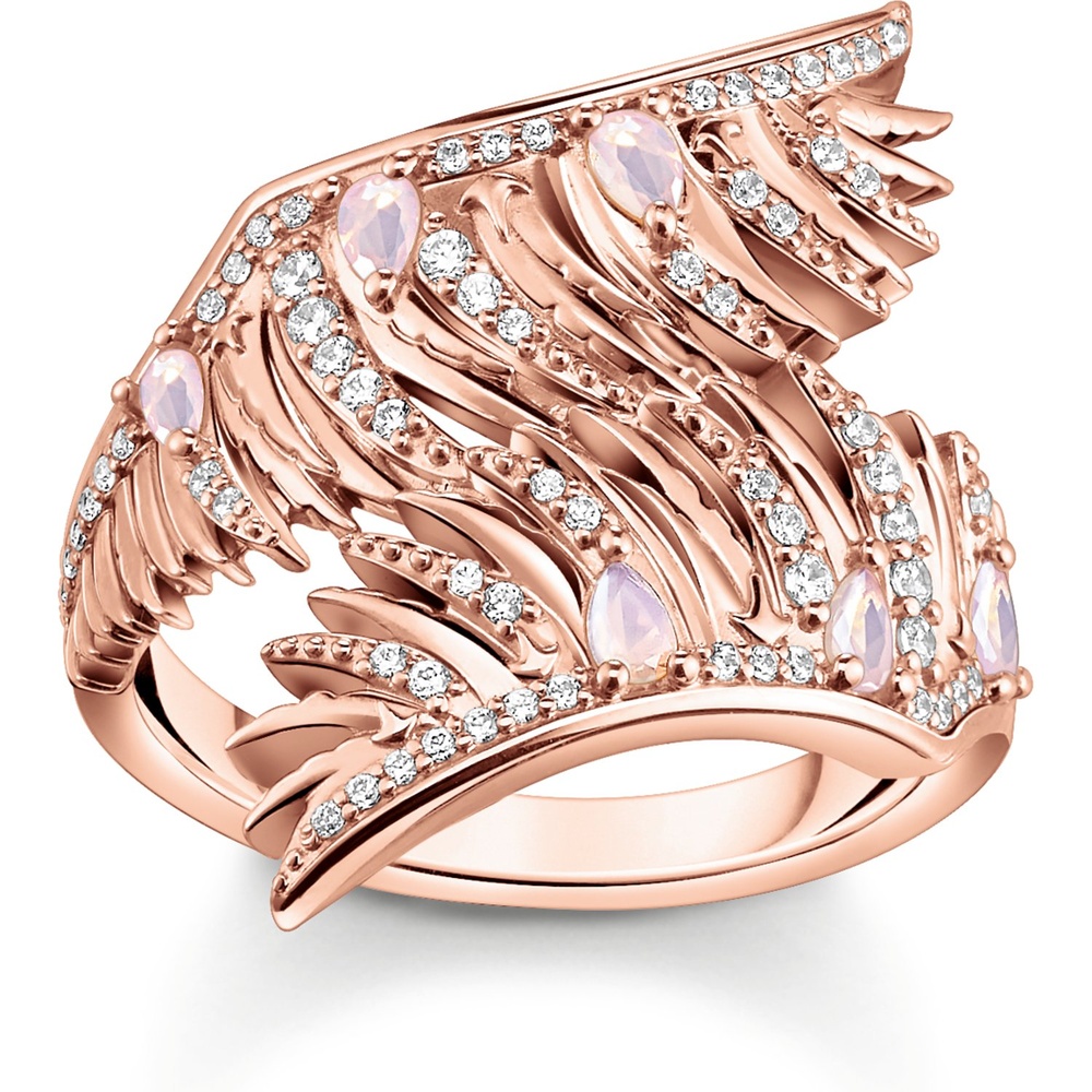 Thomas Sabo Bague pour femme 925 Argent or rose Bague