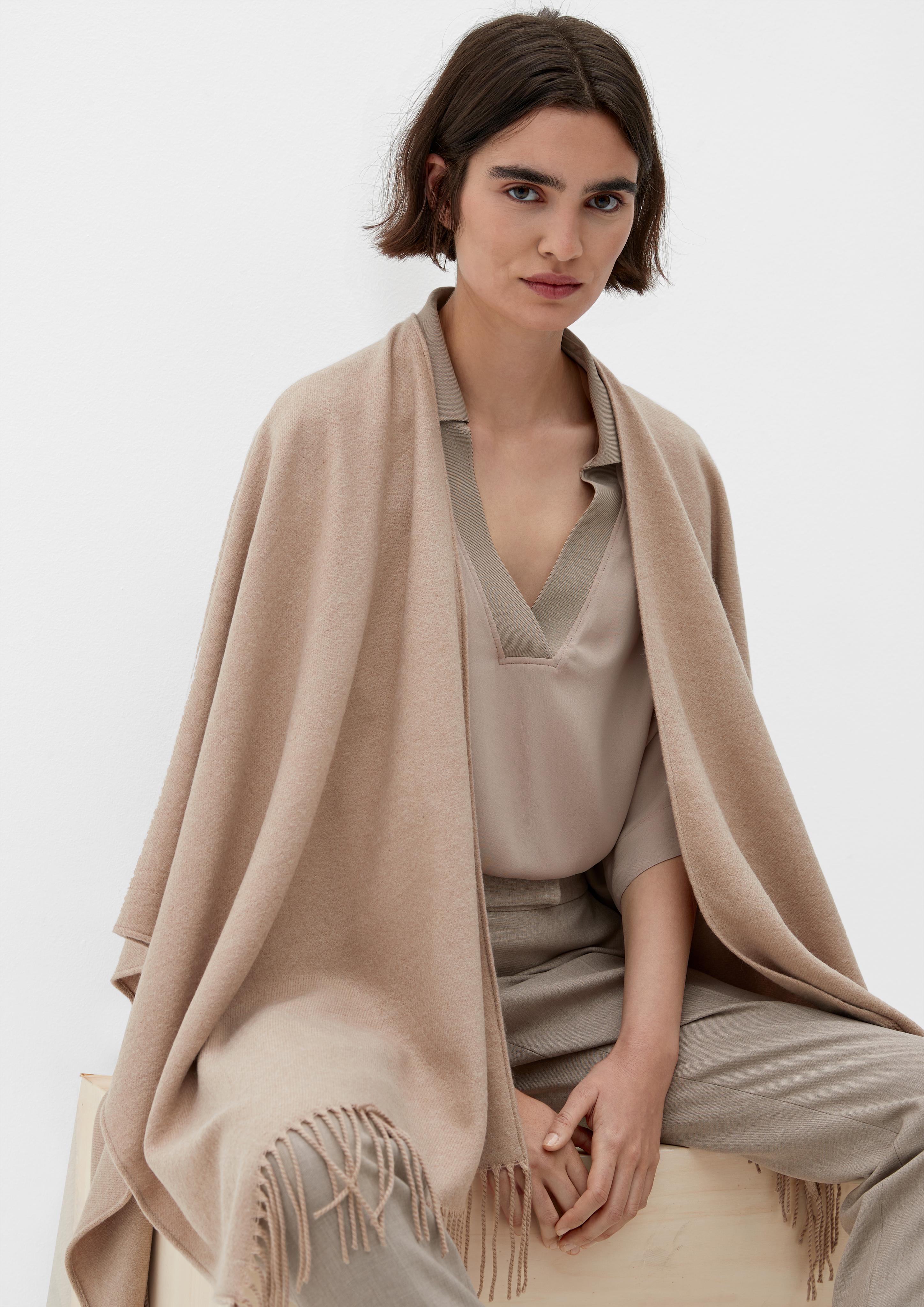 Poncho aus Viskosemix  2123619-8166