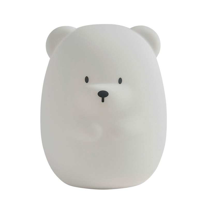 Veilleuse lumineuse 7 couleurs ours blanc Nattou