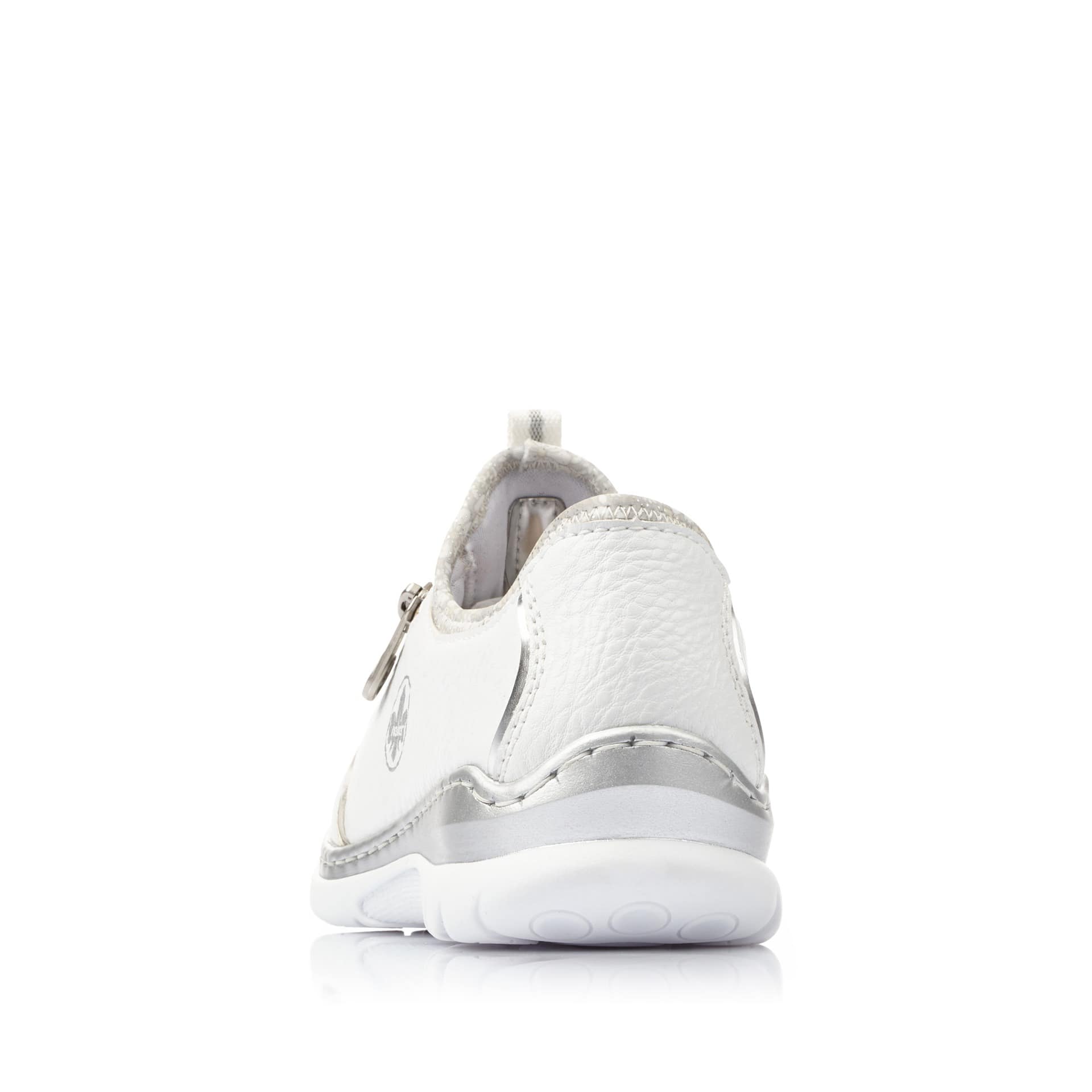Rieker Damen Slipper schwanenweiss