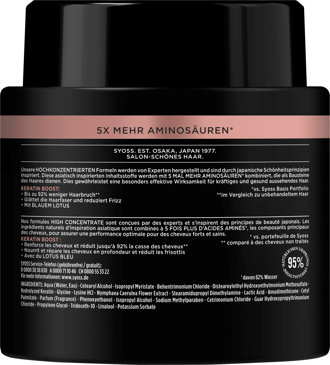 Haarkur 4in1 Keratin Boost, 500 ml