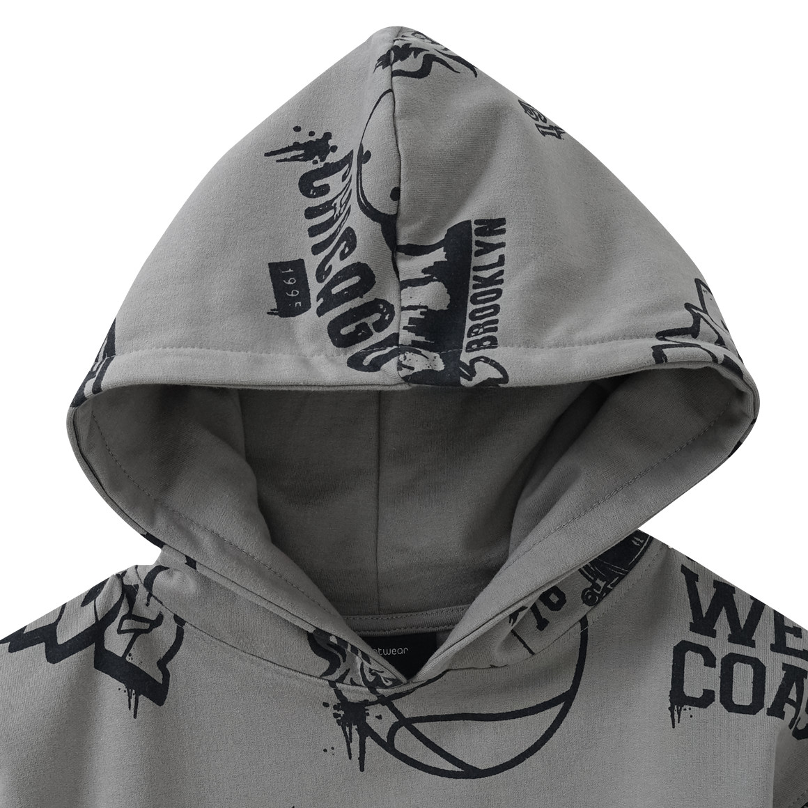 Jungen Hoodie mit Allover-Print
