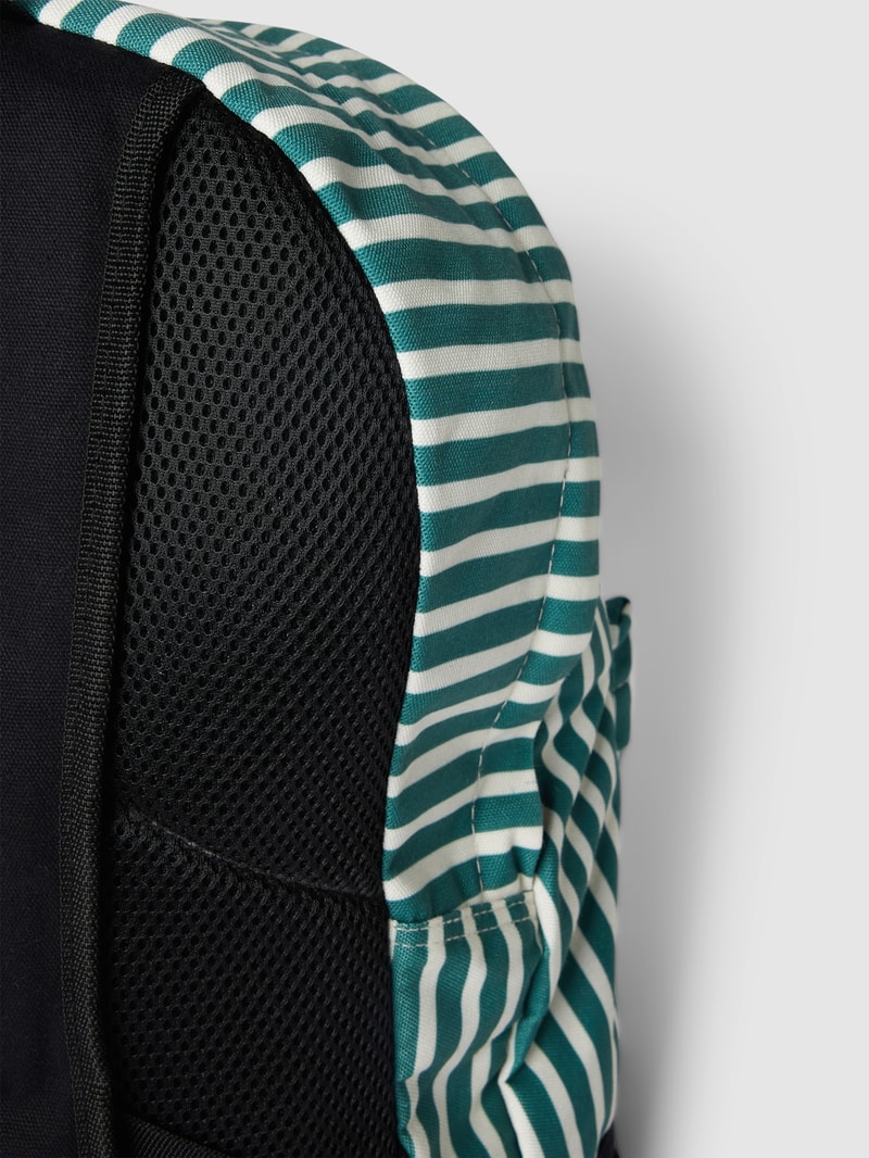 Rucksack mit Streifenmuster Modell 'Signature Pinstripe Bagpack' in dunkelgrün