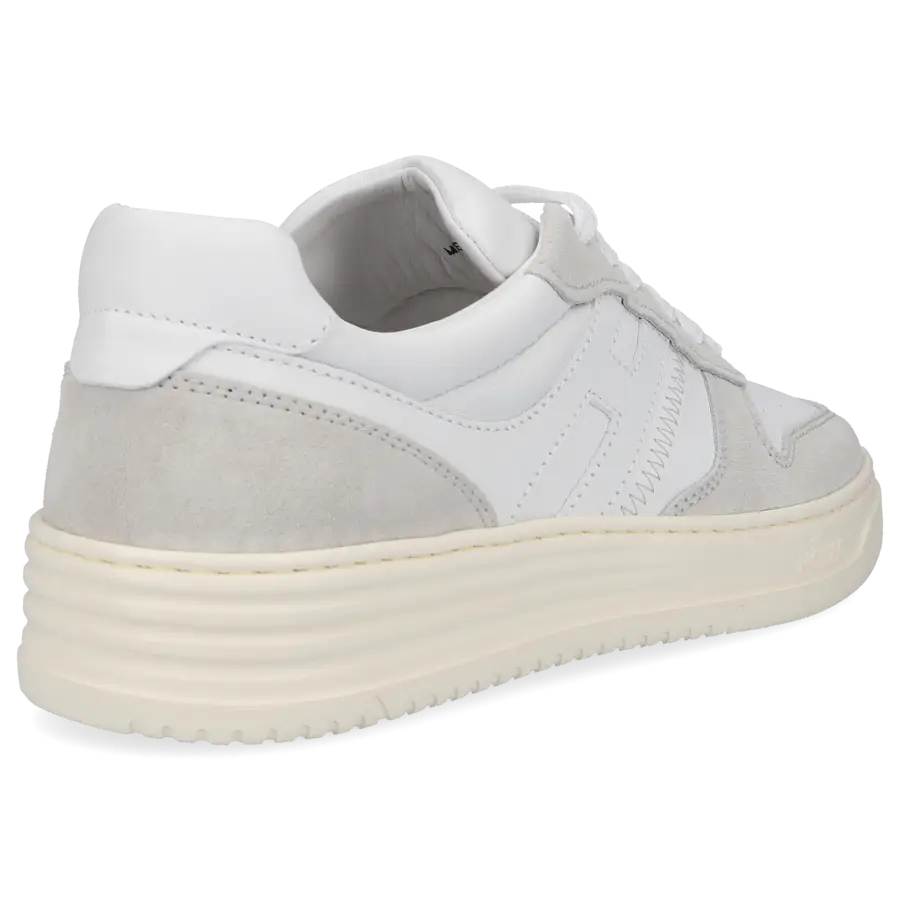 Hogan - Sneaker low H630 Kalbsleder Veloursleder - weiß