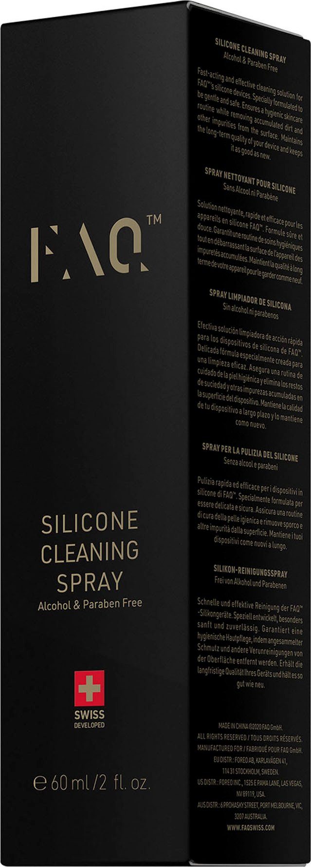 FAQ™ FAQ™ Silicone Cleaning Spray 60 ml Hygienespray (Packung, [1-St)