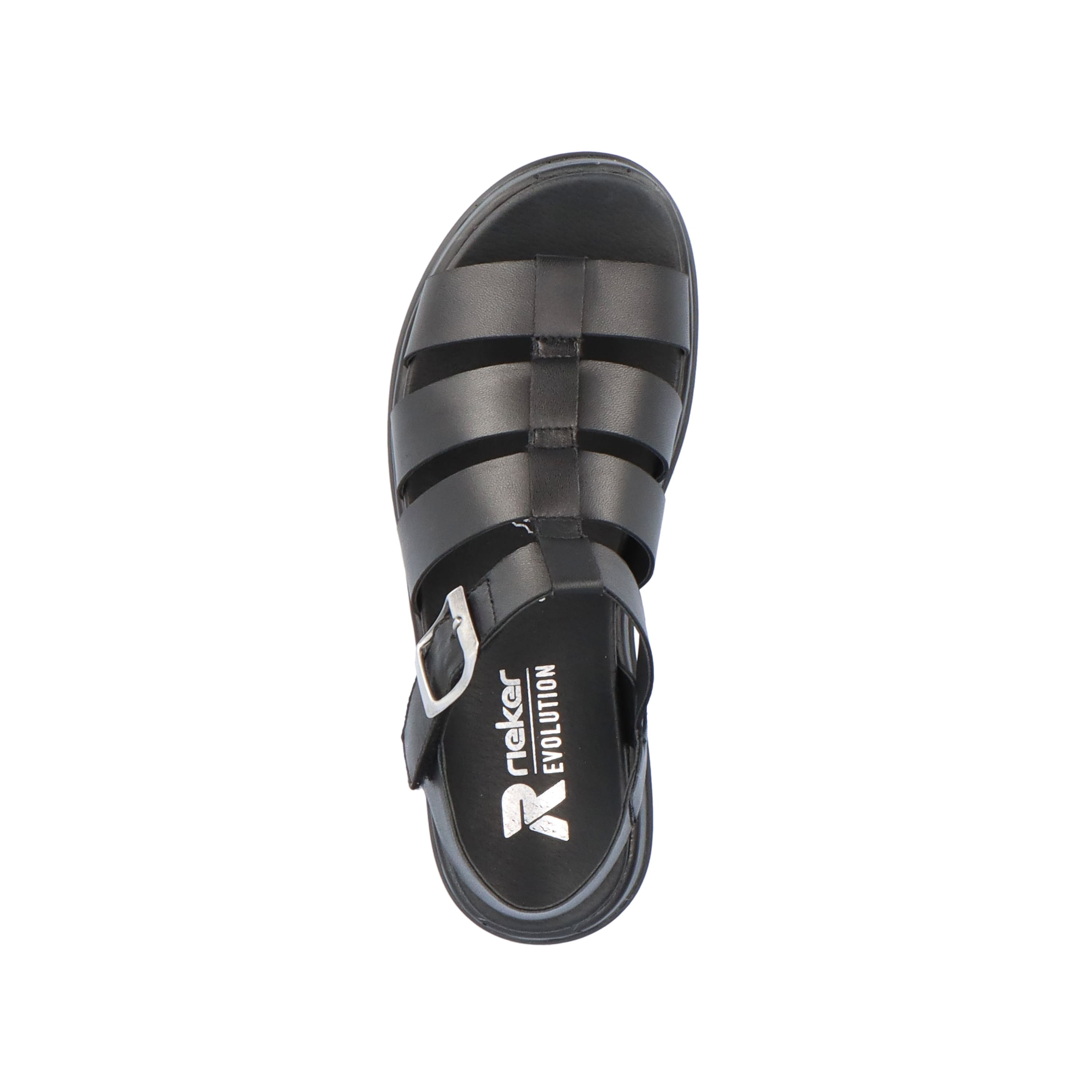 Rieker Damen Riemchensandalen night black