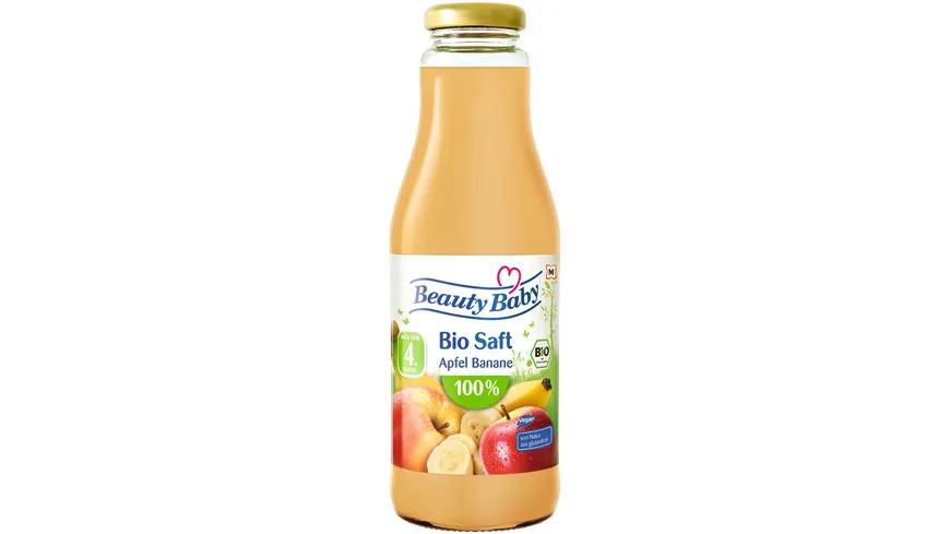 Beauty Baby 100 % Bio Saft Apfel Banane 500 ml