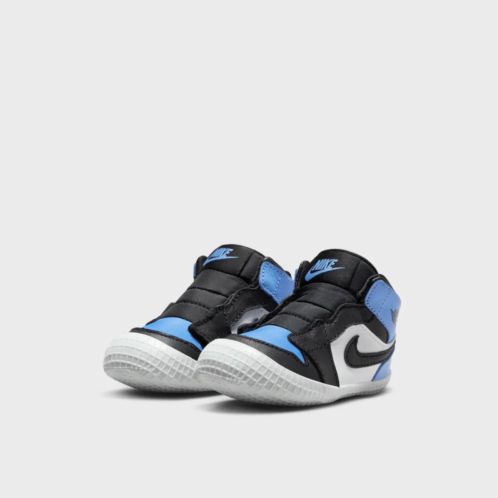 NIKE JORDAN 1 Crib Baby UNC Toe Bootie AT3745-400 / blau