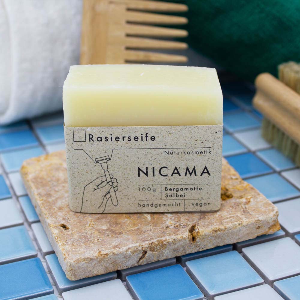 Nicama Rasierseife Bergamotte-Salbei 100 g