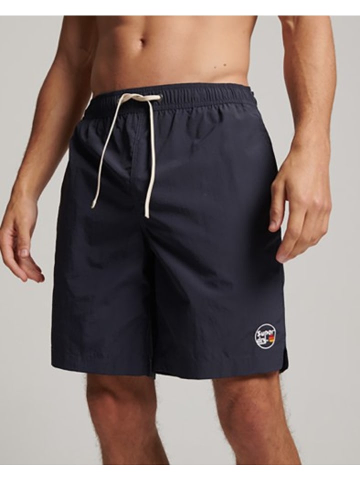 Superdry Badeshorts in Marine günstig kaufen XXL