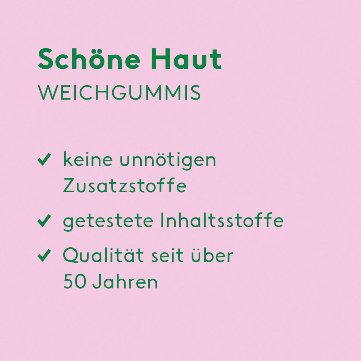 Schöne Haut Weichgummis 60 St, 150 g