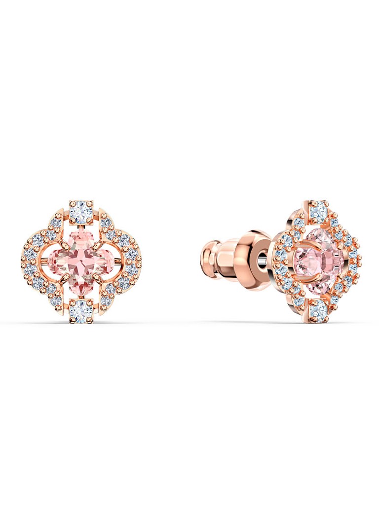 Set Swarovski Sparkling DC composto da collana e orecchini a lobo impreziositi da cristalli