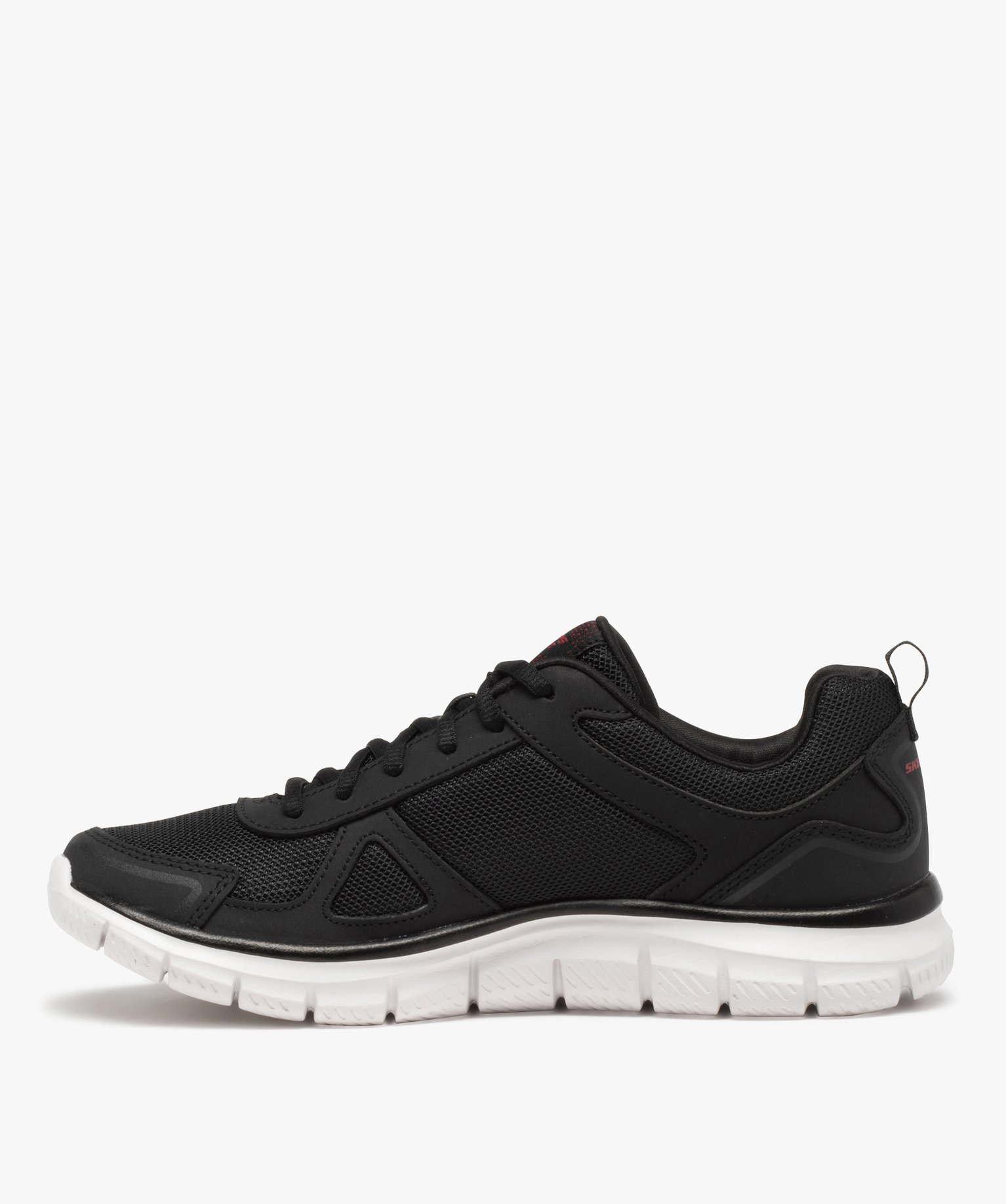 Baskets homme running unies à lacets – Skechers noir | GEMO