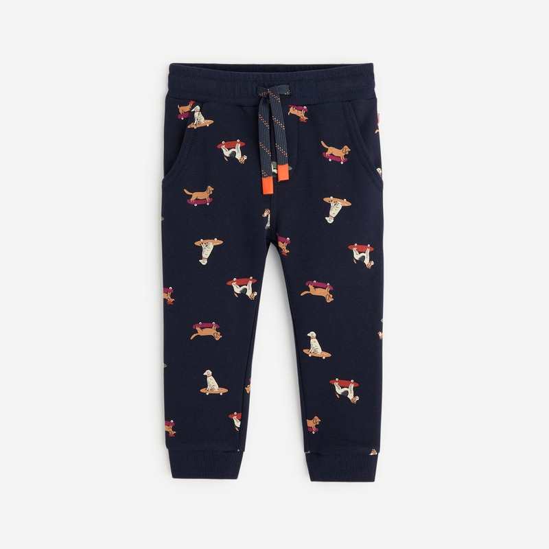 Jogging imprimés bébé garçon bleu marine Catimini