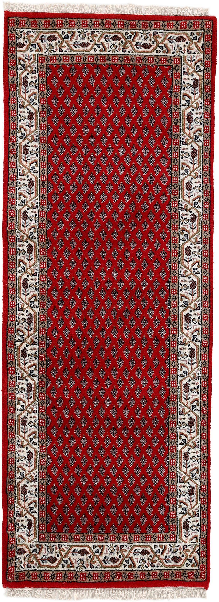 Läufer Orientteppich Mir, Woven Arts, rechteckig, Höhe: 15 mm, handgeknüpft, Wohnzimmer, reine Wolle