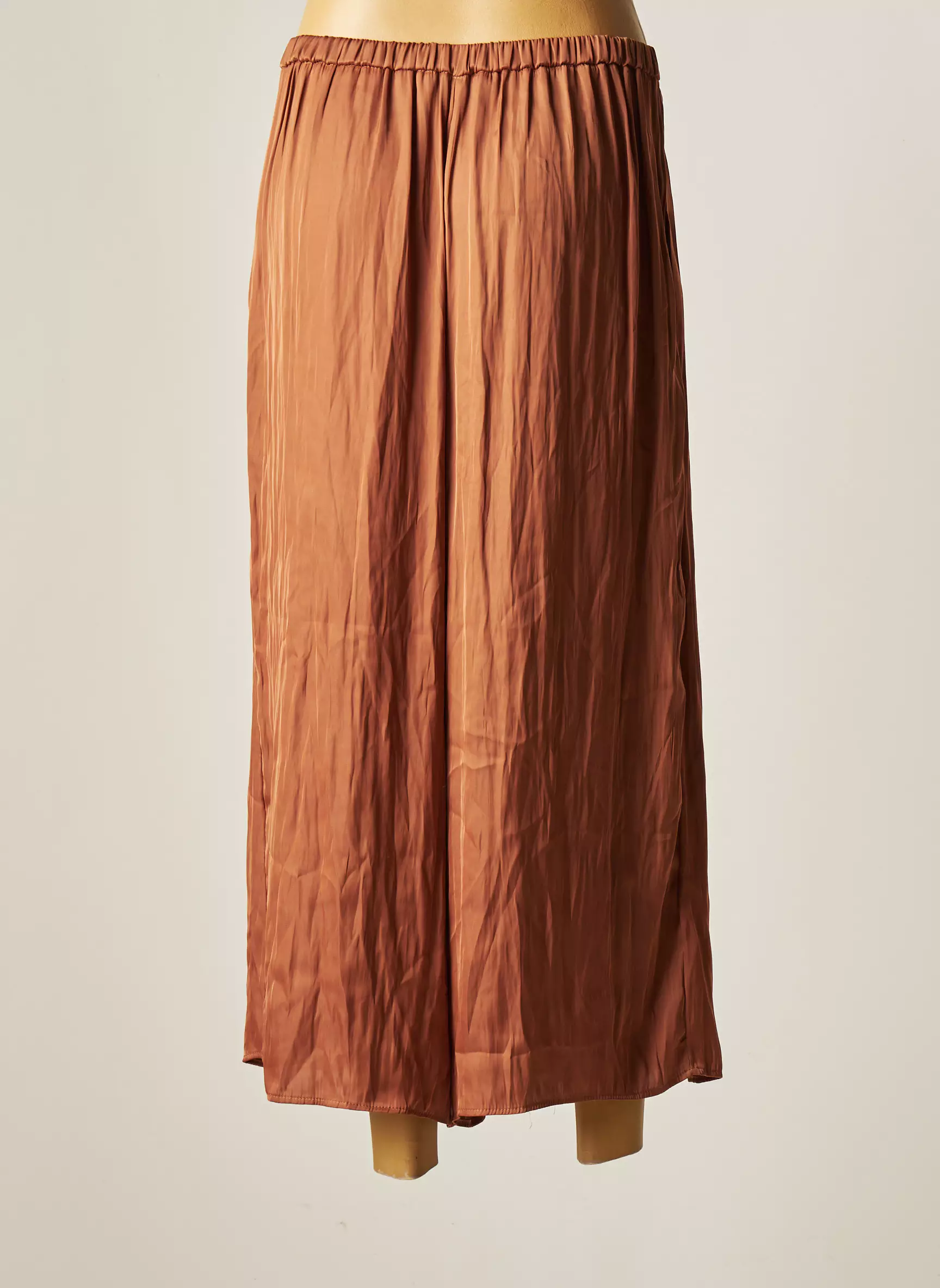 Mango Pantalon7 8 Femme couleur marron