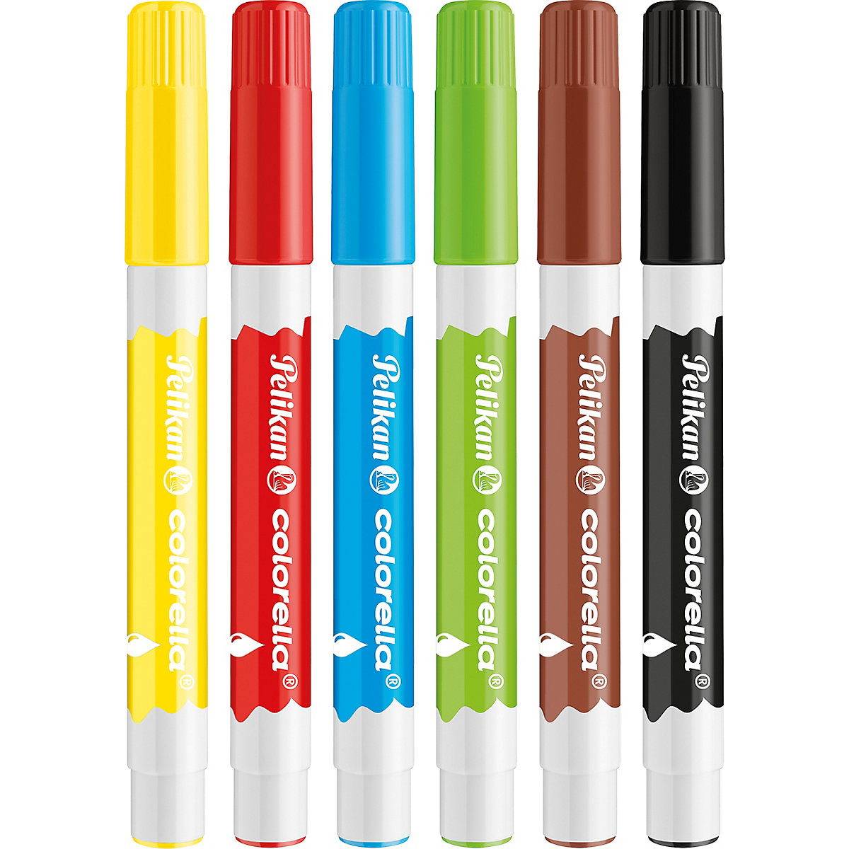 Colorella Fasermaler für Kreativfabrik, 6 Farben