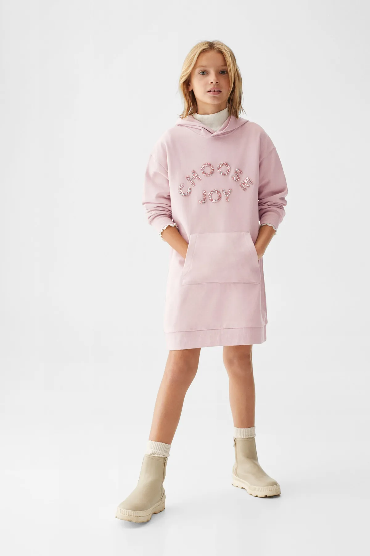 MANGO Kids  37029604 Kleider und Overalls Rosa